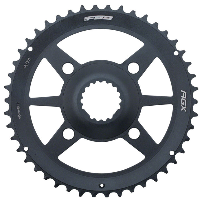 FSA (Full Speed Ahead) Gossamer AGX Direct Mount Chainring - 46t, Black