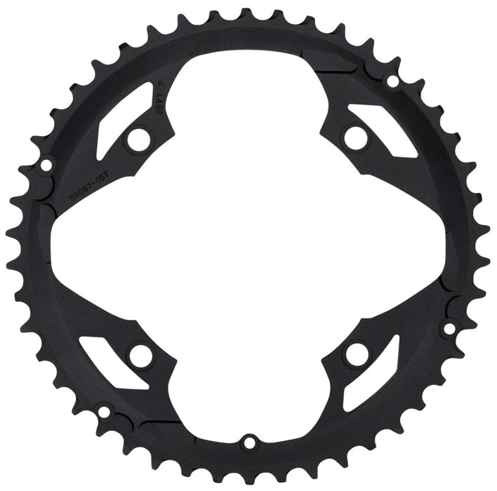 FSA (Full Speed Ahead) Omega/Vero Pro Road Chainring - 46t, 120mm BCD, Black