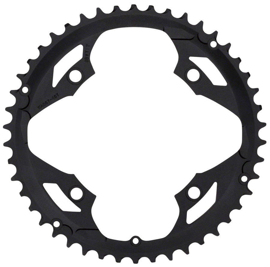 FSA (Full Speed Ahead) Omega/Vero Pro Road Chainring - 46t, 120mm BCD, Black