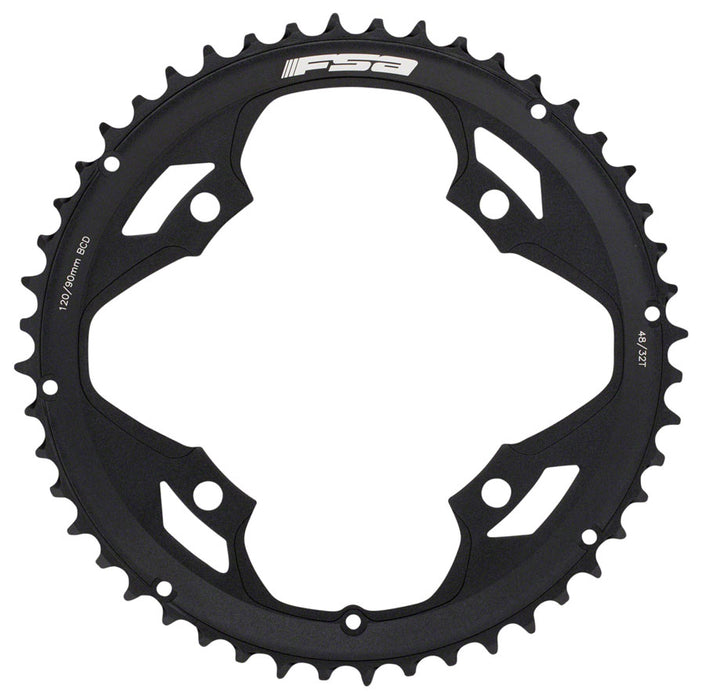 FSA (Full Speed Ahead) Vero Pro Chainring - 48t, 110mm BCD, 4-Bolt, Black