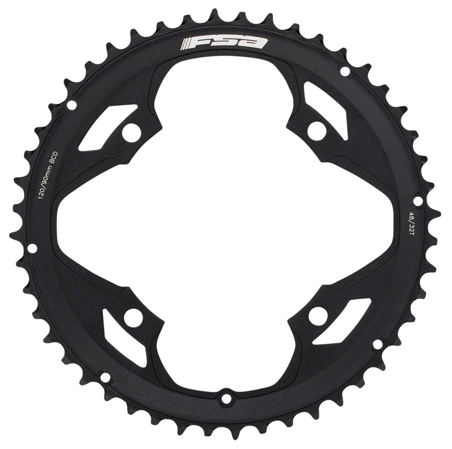 FSA (Full Speed Ahead) Vero Pro Chainring - 48t, 110mm BCD, 4-Bolt, Black