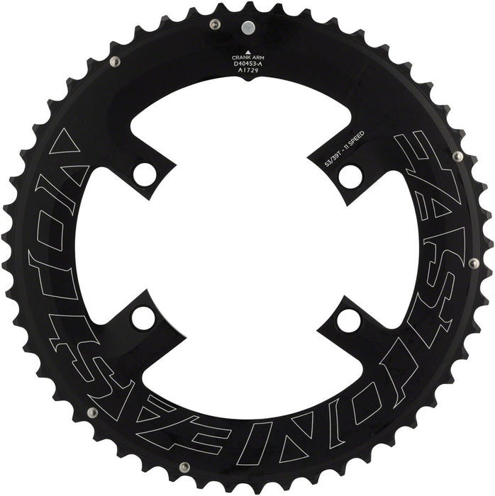 Easton Chainring, 110BCDx53T (double) - black