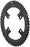 Easton Chainring, 110BCDx53T (double) - black