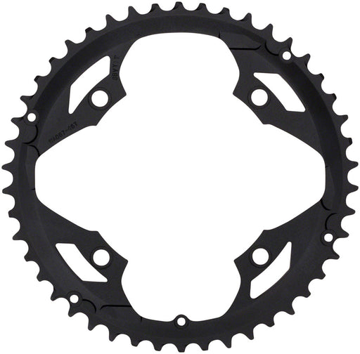 FSA Omega/Vero Pro Road Double Chainring - 46t, 120 BCD, Aluminum, N-11, Black
