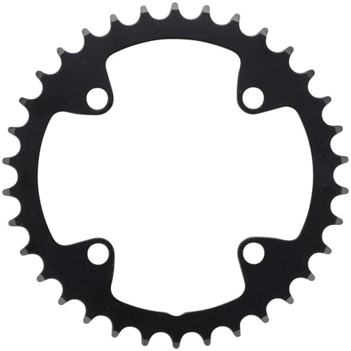 FSA Omega/Vero Pro Steel Road Double Chainring - 36t, 90 BCD, Steel, N-11, Black