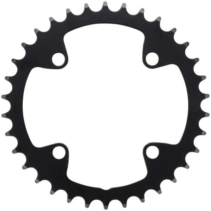 FSA Omega/Vero Pro Steel Road Double Chainring - 36t, 90 BCD, Steel, N-11, Black
