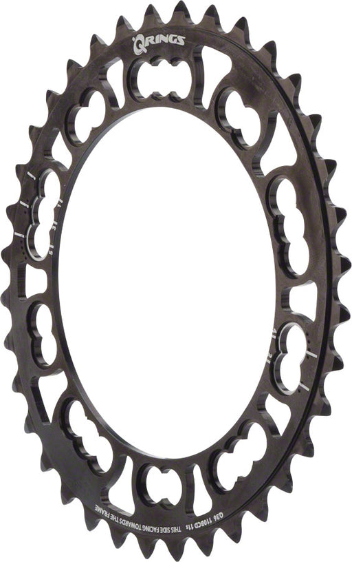 Rotor Q-Ring 110 x 5 BCD Five Oval Position Chainring: 36t inner for usewith 52t