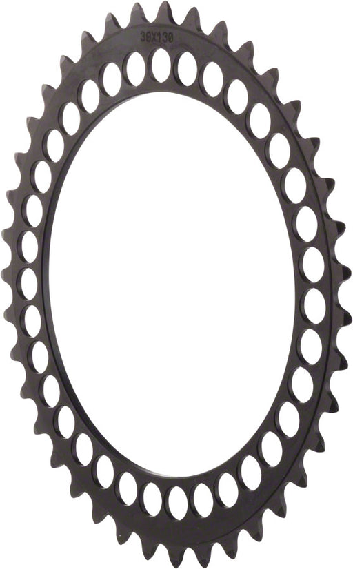 Rotor Q-Ring 130 x 5 BCD Five Oval Position Chainring: 39t inner for usewith 53t