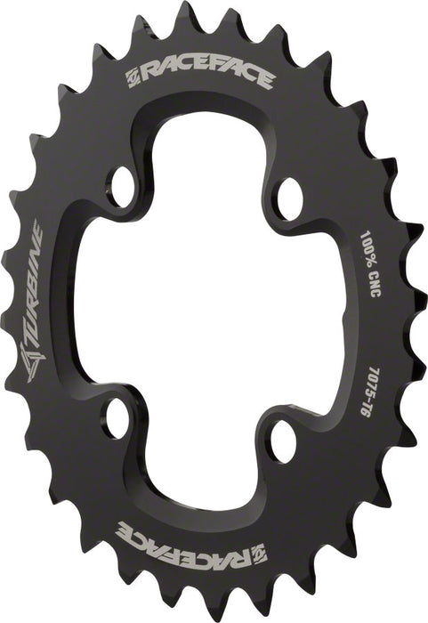 Race Face Turbine 11-Speed Chainring: 64mm BCD, 28t, Black