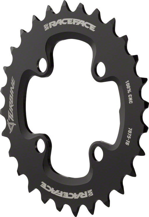 Race Face Turbine 11-Speed Chainring: 64mm BCD, 28t, Black