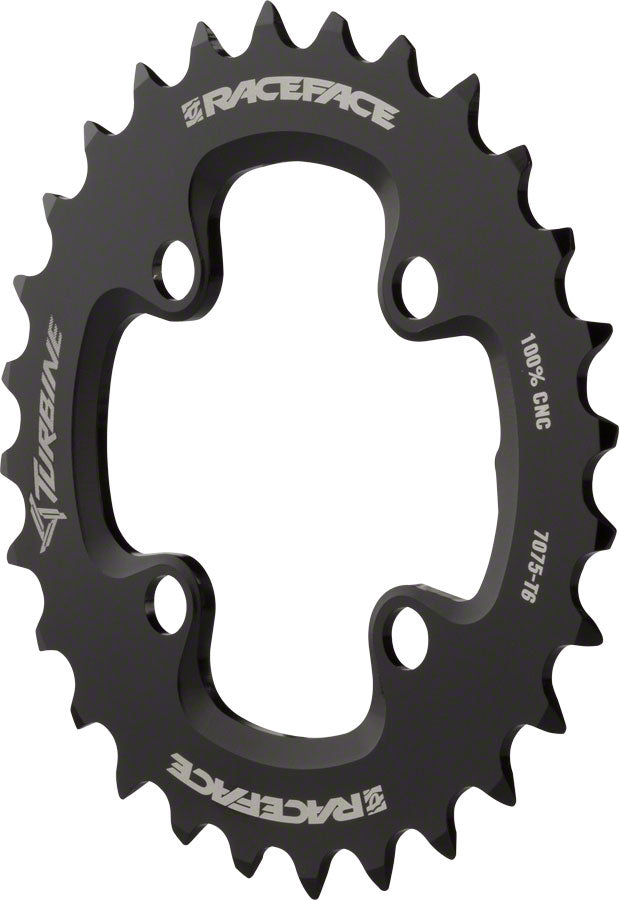Race Face Turbine 11-Speed Chainring: 64mm BCD, 28t, Black