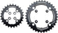 Race Face Turbine 11-Speed Chainring: 64/104mm BCD, 28/38t, Black