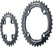 Race Face Turbine 11-Speed Chainring: 64/104mm BCD, 28/38t, Black