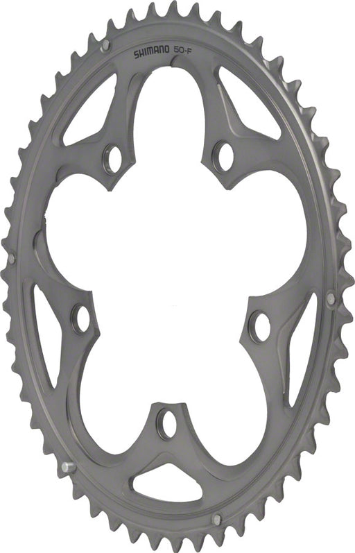 Shimano 105 5750-S 50t 110mm 10-Speed Chainring Silver