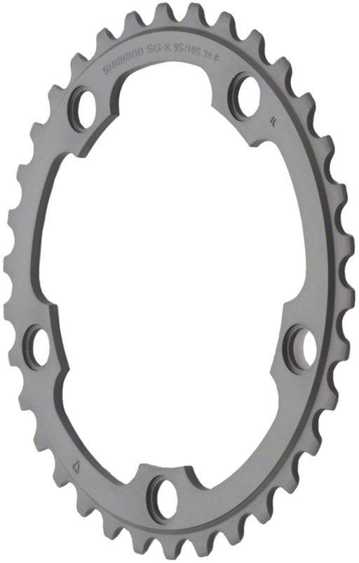 Shimano 105 5750-S 34t 110mm 10-Speed Chainring Silver