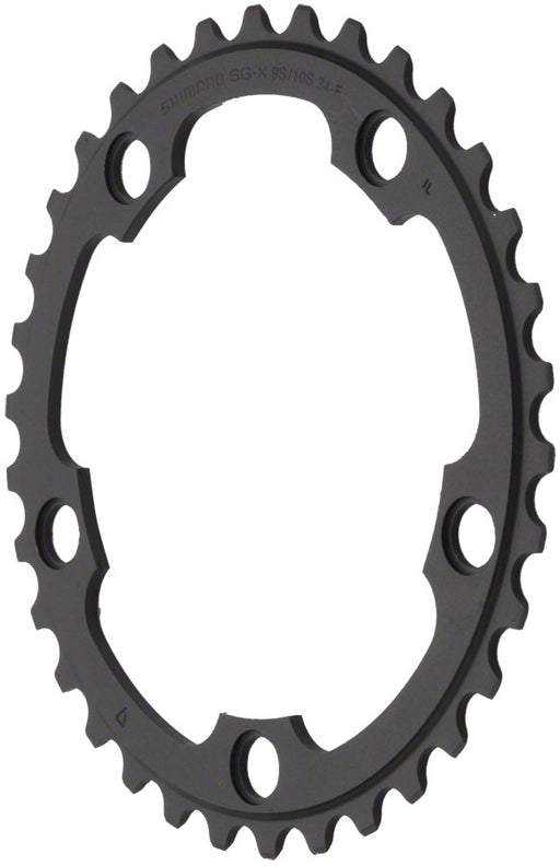 Shimano 105 5750-L 34t 110mm 10-Speed Chainring Black