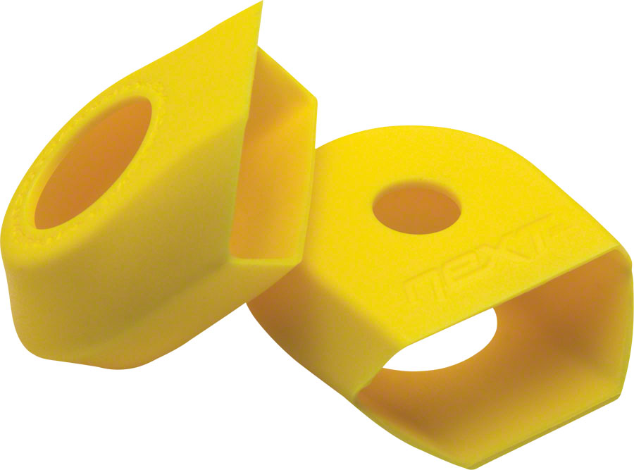 Race Face Crank Boots: For Next SL G4 Cranks, 2-Pack Yellow
