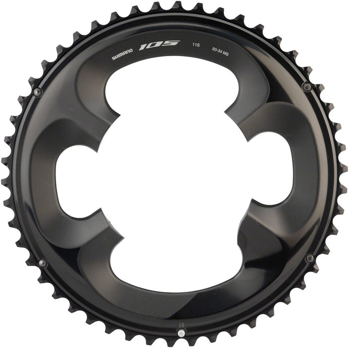 Shimano 105 FC-R7000 52t 4x110 bcd Asymmetric Chainring, Black