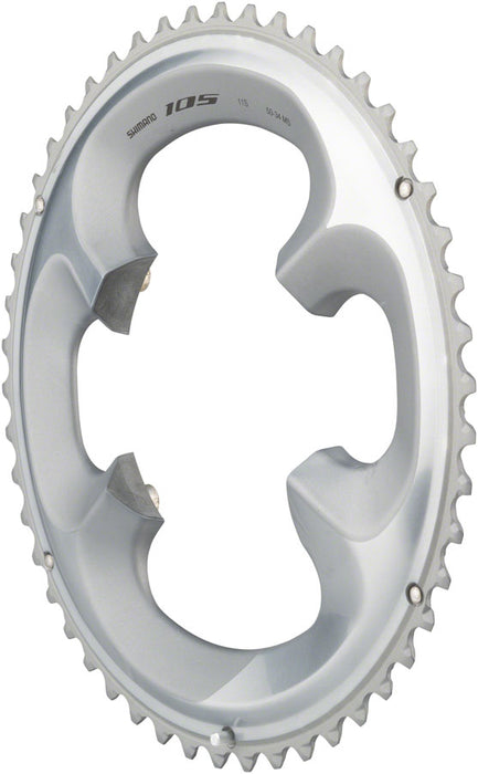 Shimano 105 FC-R7000 50t 4x110 bcd Asymmetric Chainring, Silver