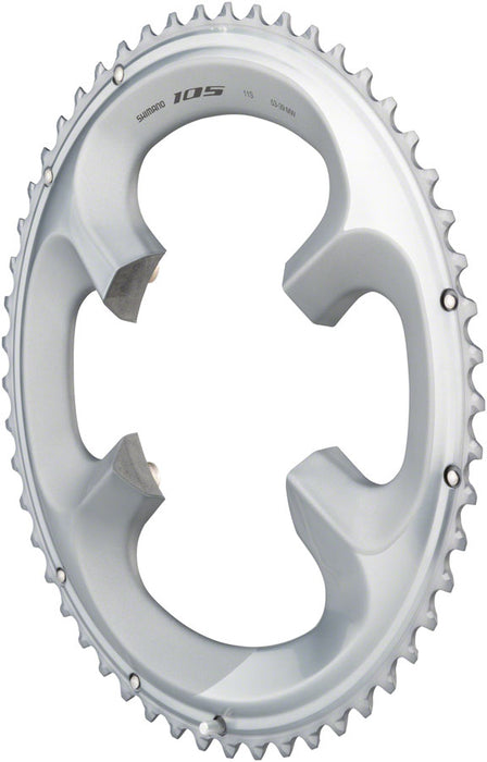 Shimano 105 FC-R7000 52t 4x110 bcd Asymmetric Chainring, Silver