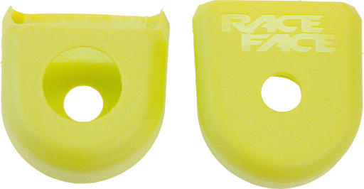 Race Face Crank Boots: For Carbon Cranks, 2-Pack Yellow