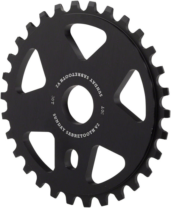 Sunday Sabretooth V2 Sprocket - 30t, Black