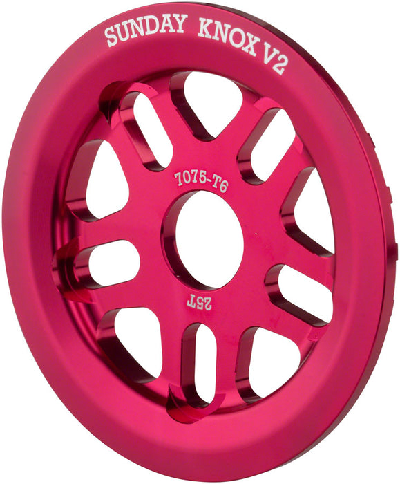 Sunday Knox V2 Sprocket - 28t, Anodized Fuschia