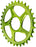 Race Face Narrow Wide Chainring: Direct Mount CINCH, 36t, Green