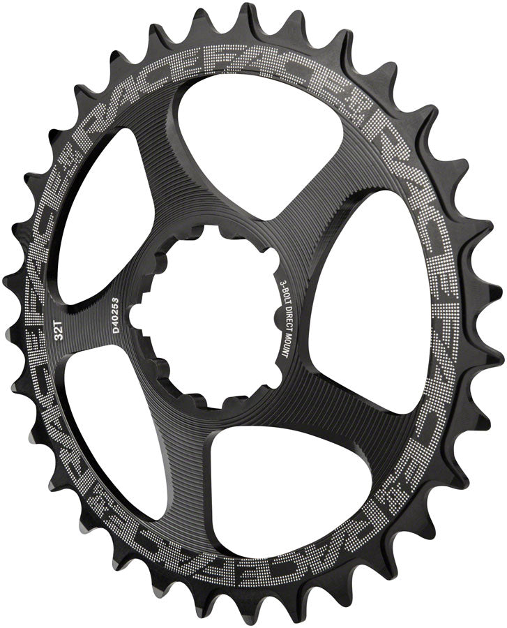 Race Face Narrow Wide Chainring: Direct Mount 3-Bolt Compatible, 36t, Black