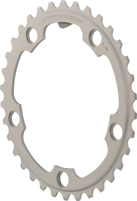 Shimano Tiagra 4650 34t 110mm 10-Speed Chainring, Silver