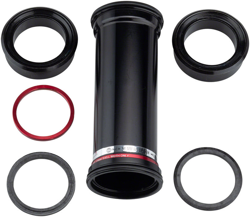 Race Face CINCH BB124 Bottom Bracket: 41mm ID x 124mm Shell x 30mm Spindle, Double Row Bearing, External Seal