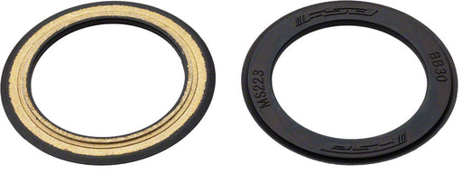 FSA BB30 Bearing Covers Black Rubber Coated Pair