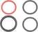 Race Face EXI and X-Type Spindle Spacer Kit for XC/Trail Cranks