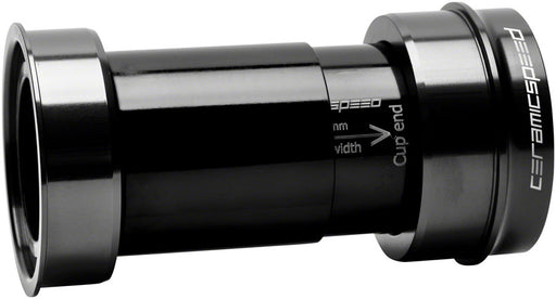 CeramicSpeed PF30A Road Bottom Bracket - DUB Road Spindle, Black