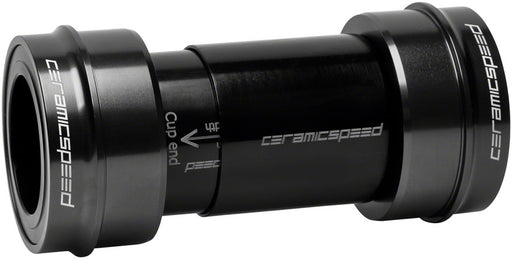 CeramicSpeed PF30 Road Bottom Bracket - DUB Road Spindle, Coated Bearing, Black