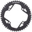 Full Speed Ahead Gossamer Pro ABS Road Chainring - 50t Outer Ring, 120mm BCD, 4-Bolt, Aluminum, N11, Black