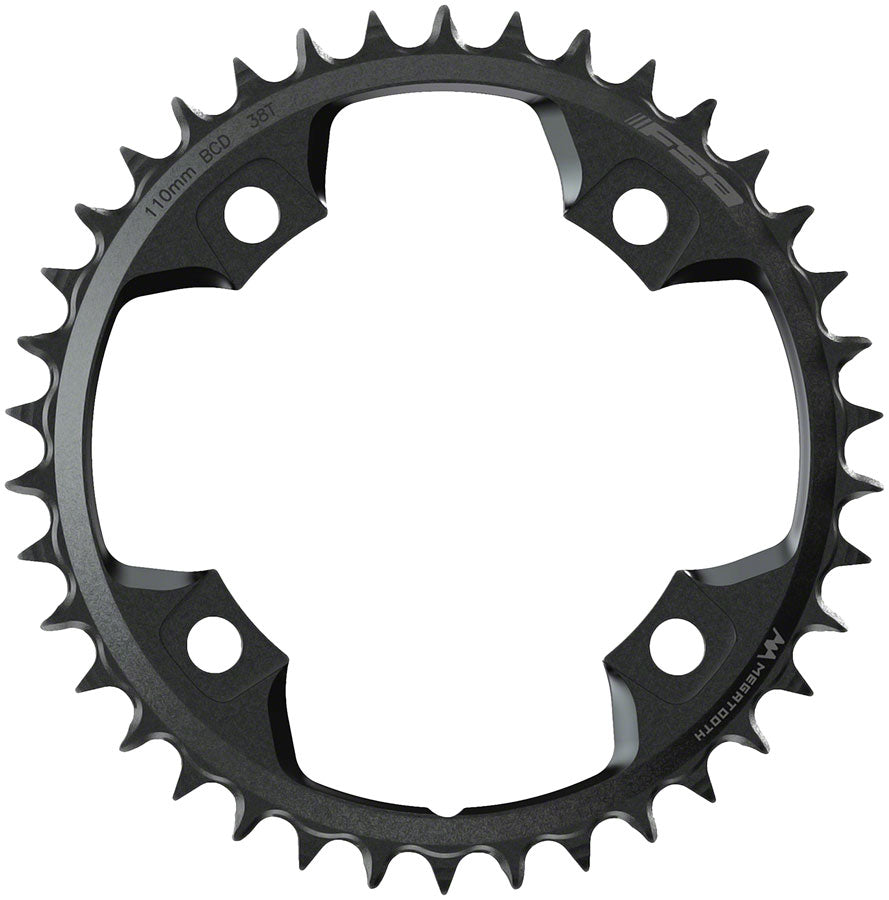 FSA (Full Speed Ahead) Gossamer Pro MegaTooth Chainring - 38t, 110 FSA ABS BCD, 4-Bolt, Aluminum, For 1 x 11-Speed, Black