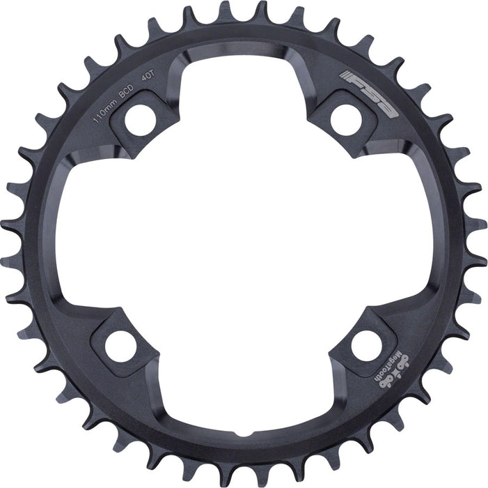 FSA (Full Speed Ahead) Gossamer Pro MegaTooth Chainring - 40t, 110 FSA ABS BCD, 4-Bolt, Aluminum, For 1 x 11-Speed, Black