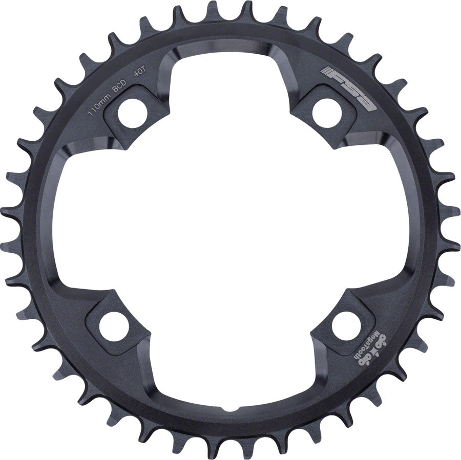 FSA (Full Speed Ahead) Gossamer Pro MegaTooth Chainring - 40t, 110 FSA ABS BCD, 4-Bolt, Aluminum, For 1 x 11-Speed, Black