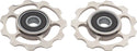 CeramicSpeed Pulley Wheels for Compatible with Shimano 11-speed - 11 Tooth, Coated Races, Titanium, Raw