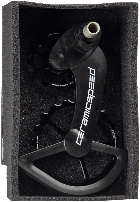 CeramicSpeed Oversized Pulley Wheel System for Campagnolo Derailleurs - Alloy Pulley, Carbon Cage, Black