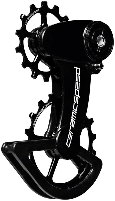 CeramicSpeed Oversized Pulley Wheel System for SRAM 1 x 11 Type 3 Derailleurs - Alloy Pulley, Carbon Cage, Black