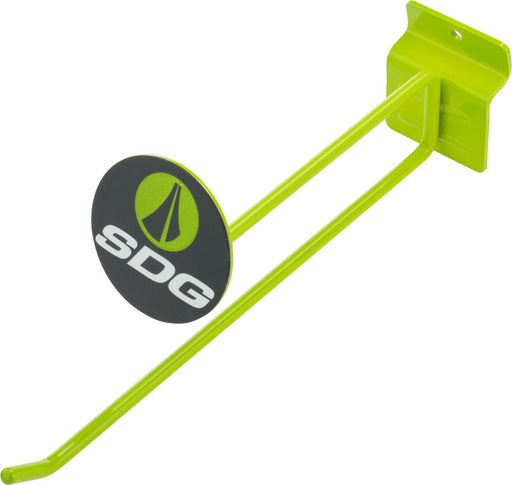 SDG POS Slat Wall Display Hook: Green