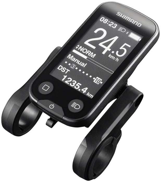 Shimano STEPS SC-E6100 Display with clamps for 25.4 and 31.8 handlebars