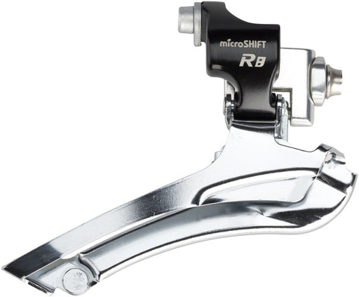 microSHIFT R8 Front Derailleur 7/8-Speed Double, 52T Max, Braze-On, Compatible with Shimano Compatible