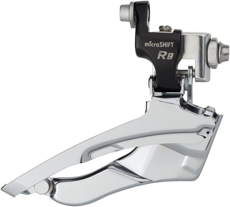 microSHIFT R8 Front Derailleur 7/8-Speed Triple, 50/39/30T, Braze-On, Compatible with Shimano Compatible