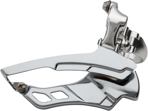microSHIFT R10 Front Derailleur 10-Speed Triple, 50/39/30T, 31.8/34.9mm Band Clamp, Compatible with Shimano Compatible, Black