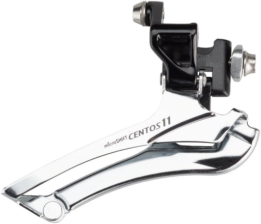 microSHIFT Centos Front Derailleur 11-Speed Double, Braze-On, Compatible with Shimano Compatible