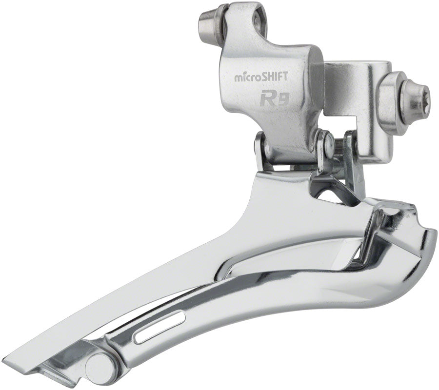 microSHIFT R9 Front Derailleur 9-Speed Double, 52T Max, Braze-On, Compatible with Shimano Compatible