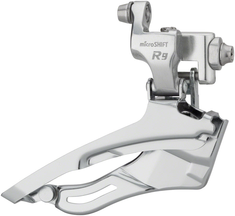 microSHIFT R9 Front Derailleur 9-Speed Triple, 50/39/30T, Braze-On, Compatible with Shimano Compatible